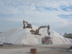 Loading up the trucks!