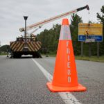 Mainroad Cone Zone = Slow Down